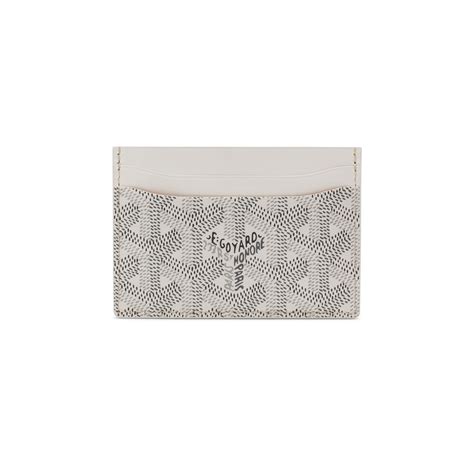 goyard white card case|Goyard saint sulpice card wallet.